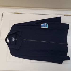 Coolibar navy Cruise Jacket 3x UPF 50+